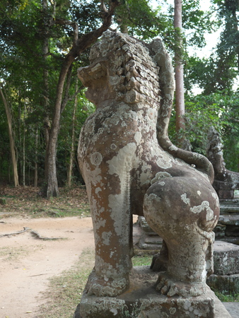 Siem Reap-Banteay Kdei is a Buddhist temple in Angkor, Cambodia.の写真素材