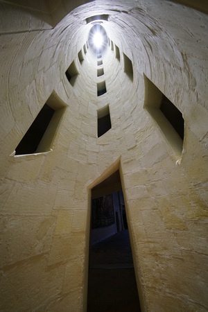 Loi-et-Che, Fance-januay 24, 2018: Chateau de Chambord Double helix staicaseのeditorial素材