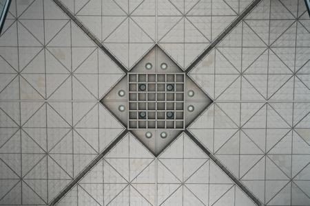 Tokyo, Japan-May 31, 2018: the Ceiling of Tokyo Big Sight, a convention hall in Tokyoのeditorial素材