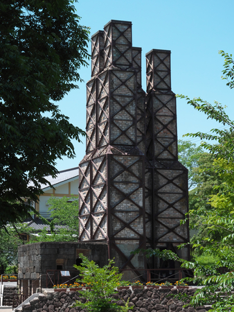 Shizuoka, Japan-June 3, 2018: World Heritage Sites of Japan's Meiji Industrial Revolution: Nirayama Reverberatory Furnacesのeditorial素材
