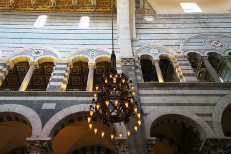 Pisa, Italy-July 26, 2018: Pisa Cathedral or Cattedrale Metropolitana Primaziale di Santa Maria Assunta, Pisaのeditorial素材