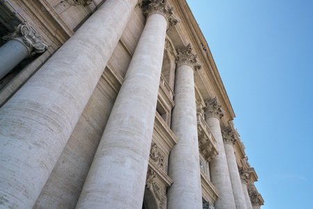 Vatican, Vatican-July 27, 2018: St. Peter's Basilica, Vaticanの写真素材