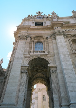 Vatican, Vatican-July 27, 2018: St. Peter's Basilica, Vaticanの写真素材