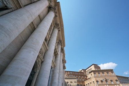Vatican, Vatican-July 27, 2018: St. Peter's Basilica, Vaticanの写真素材