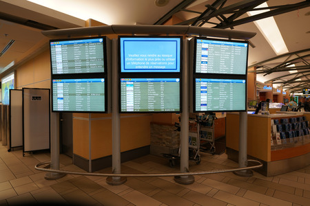 Vancouver, Canada-September 9, 2018: Vancouver Airport Domestic Terminalのeditorial素材