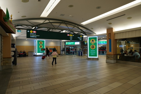 Vancouver, Canada-September 9, 2018: Vancouver Airport Domestic Terminalのeditorial素材