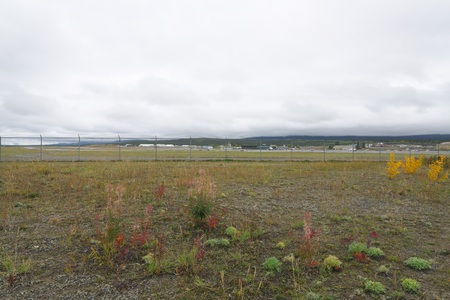 Whitehorse, Canada-September 11, 2018: View of Whitehorse Airport Trailのeditorial素材