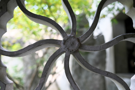 Suzhou,China-September 14, 2019: Lattice window or ornamental window in LiuYuan garden or Lingering garden, one of the wor ld heritage in Suzhou, Chinaのeditorial素材