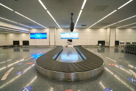 Tokyo,Japan - June 24, 2021: Carousel of Tokyo International Airport second terminalのeditorial素材