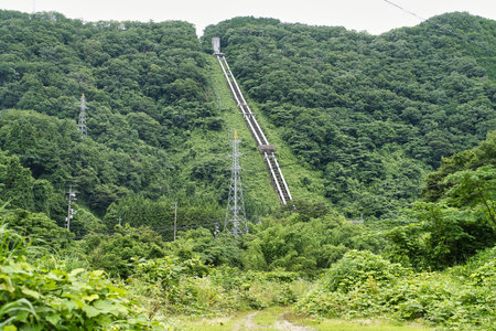 Tottori, Japan - July 10, 2023: Kurosaka Power Plant in Tottori, Japanの写真素材
