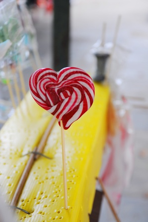 Close up of colourful lollipopの写真素材