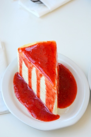 Straberry crape cake slicesの写真素材