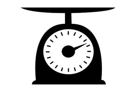 Vector of Weighing scalesのイラスト素材