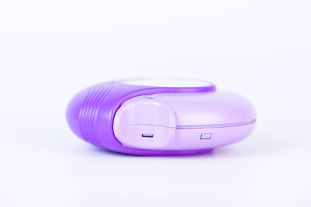Purple Asthma powder inhaler