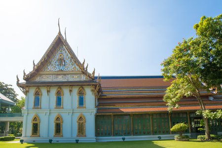 NAKORNPRATHOM,THAILAND-NOVEMBER 30:View Samakkeemukamartaya Hall in Sanam Chandra at Nakornprathom on November 30,2015のeditorial素材