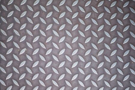 Closed up steel diamond plate 