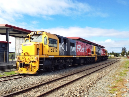 Kiwi rail in New Zealand