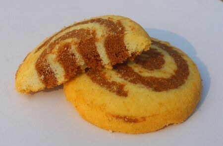 spiral cookiesの写真素材