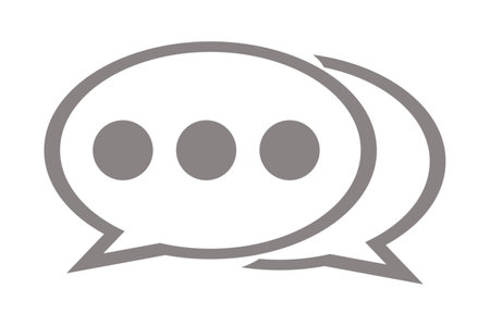 Text Message Chat icon. Speech Bubble With Text Lines. Comment icon Dialog and Conversation symbol. Opened Envelope Icon. Receive mail icon sms line.のイラスト素材