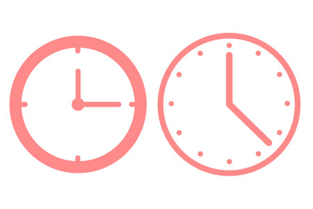 Clock icon set. Task time icon and watch icon symbol. History Icon and Timer icon symbol. Time and Date clock line icons. Time clock icon symbol Passage of time.のイラスト素材