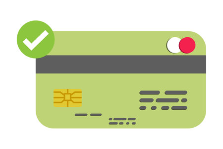 Debit card, credit card and Bank Card icon. EMV chip and magnetic stripe. Payment Terminal POS with ATM debit credit card. Electronic transaction cashless technology. Paying payment safety Secure.のイラスト素材