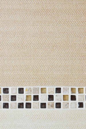 closeup texture of tile with mosaic