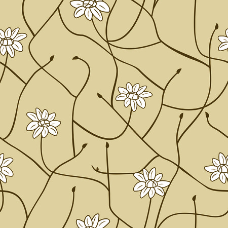Floral seamless patternのイラスト素材