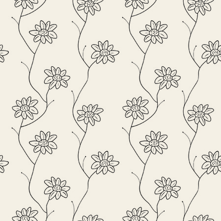 Floral seamless patternのイラスト素材