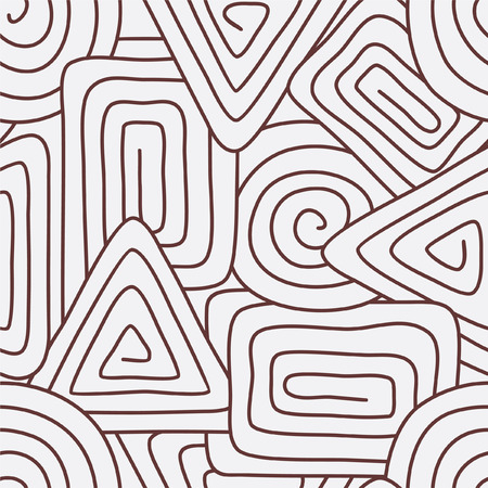 Geometrical seamless patternのイラスト素材