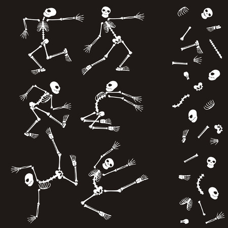 Make your skeletonのイラスト素材