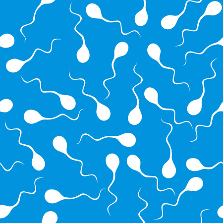Spermatozoon seamless patternのイラスト素材