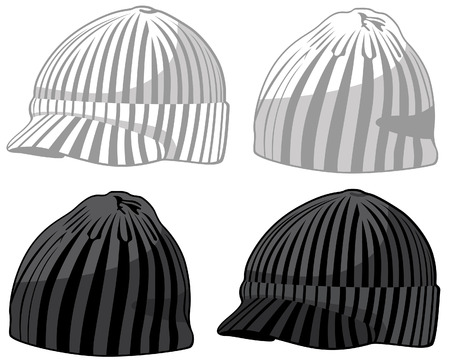 Hats. Vector illustrationのイラスト素材