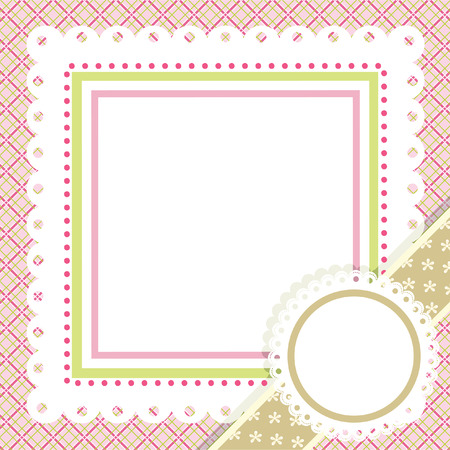 Frame. Vector illustrationのイラスト素材