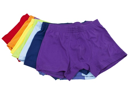 Male underwear isolated on the white の写真素材