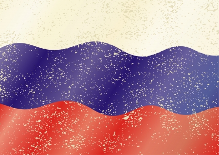 Russian grunge flag. Grunge effect can be cleaned easily.のイラスト素材
