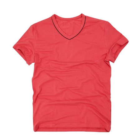 T-shirt isolated on white background.の写真素材