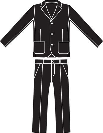 Coats and pants. Vector illustrationのイラスト素材