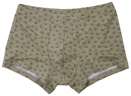 Male pants isolated on white backgroundの写真素材