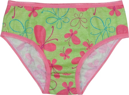 elegant panties isolated on white backgroundの写真素材