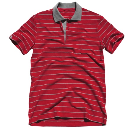 Polo shirt isolated white backgroundの写真素材
