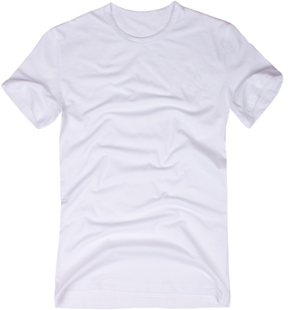 Men's t-shirt isolated on white background.の写真素材