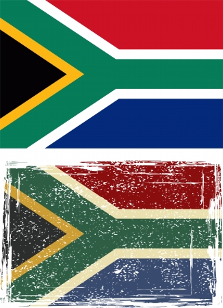 South African Republic grunge flag. Vector illustration.のイラスト素材