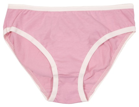 Women's panties isolated on white background.の写真素材