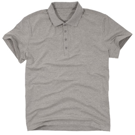 Polo shirt isolated on white .の写真素材