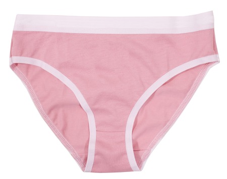 Women's panties isolated on white background.の写真素材