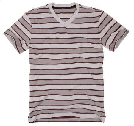 Men's t-shirt isolated on a white .の写真素材