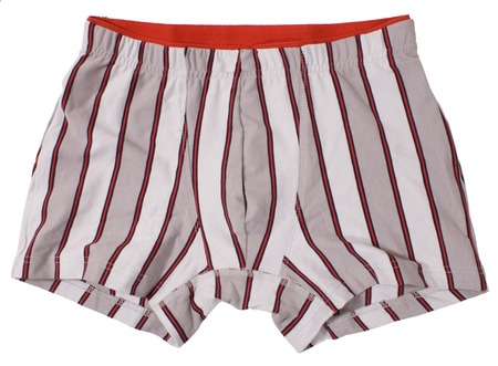 Male underwear isolated on a white background.の写真素材