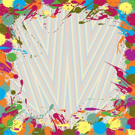 Abstract artistic Background forming by blots. のイラスト素材