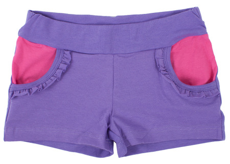 Shorts Woman sport. Isolated on a white backgroundの写真素材