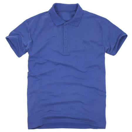 Polo shirt isolated on a white background.の写真素材